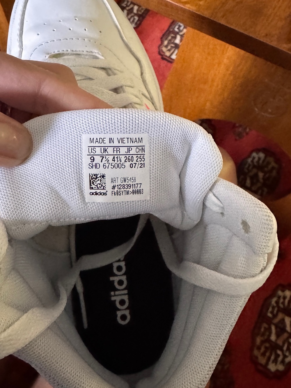 adidas White Women’s high -Top Athletic Sneakers